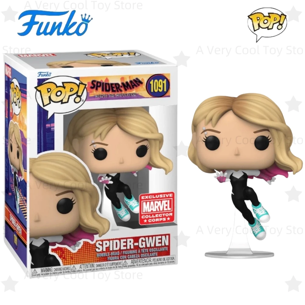 

Marvel Spider-Gwen #1091 (Unmasked) Funko Pop Spider-Man Across the Spiderverse Collectible Limited Edition Model Toy Gift