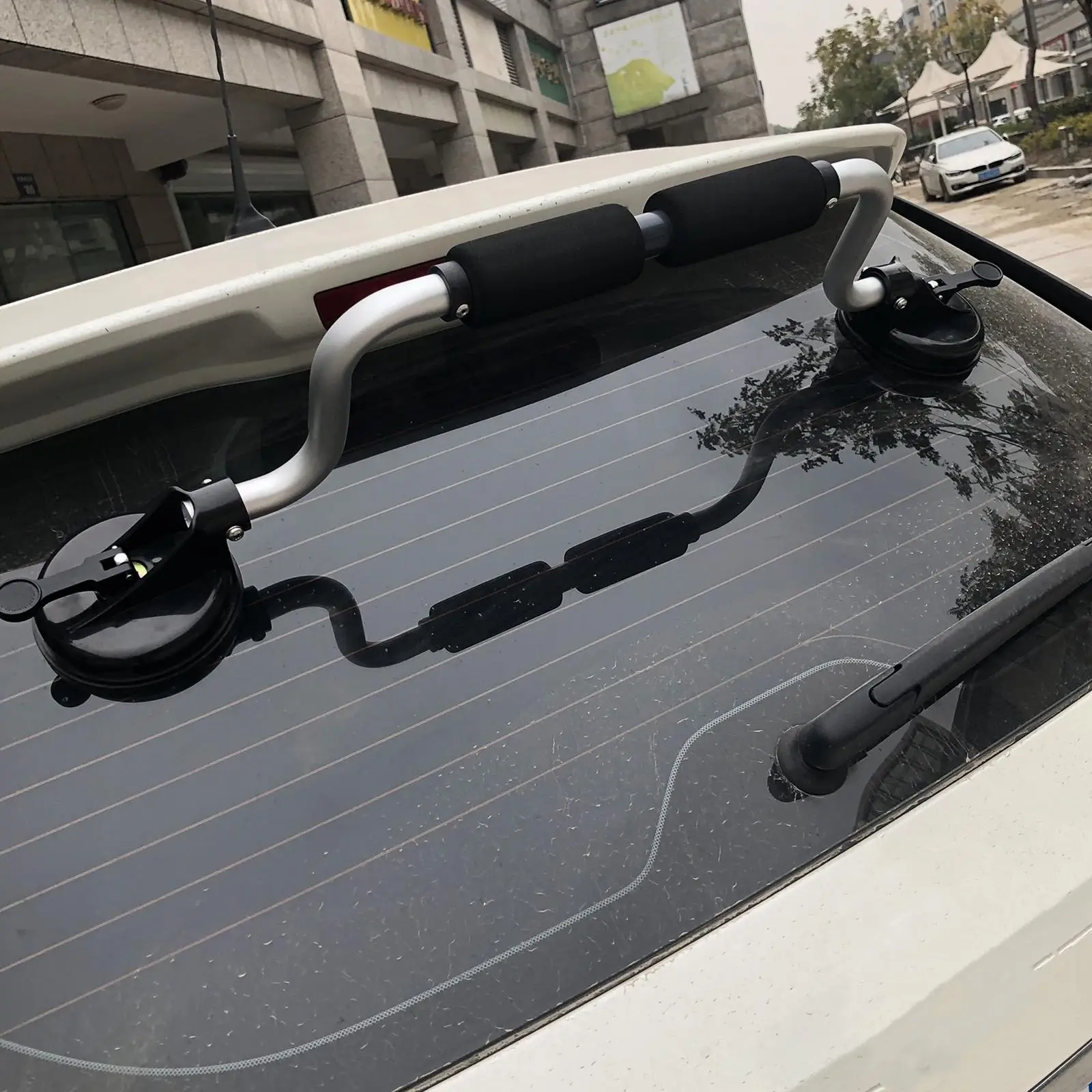 アルミ製カヤックローラーブラケット-サーフボード-車用ルーフラック-吸盤式-ヘビーデューティー