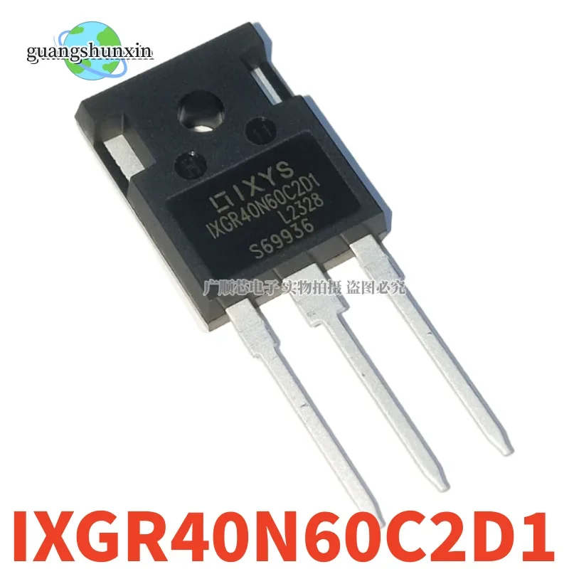 5PCS New original IXGR40N60C2D1 TO-247 high-power IGBT transistor 56A600V transistor