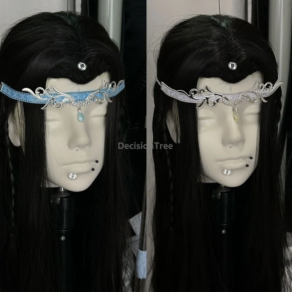 

2025 аниме персонаж Lan Wangji косплей аксессуар ханьфу классический великолепный ремешок в древнем стиле изысканный галстук ханьфу ремни для волос