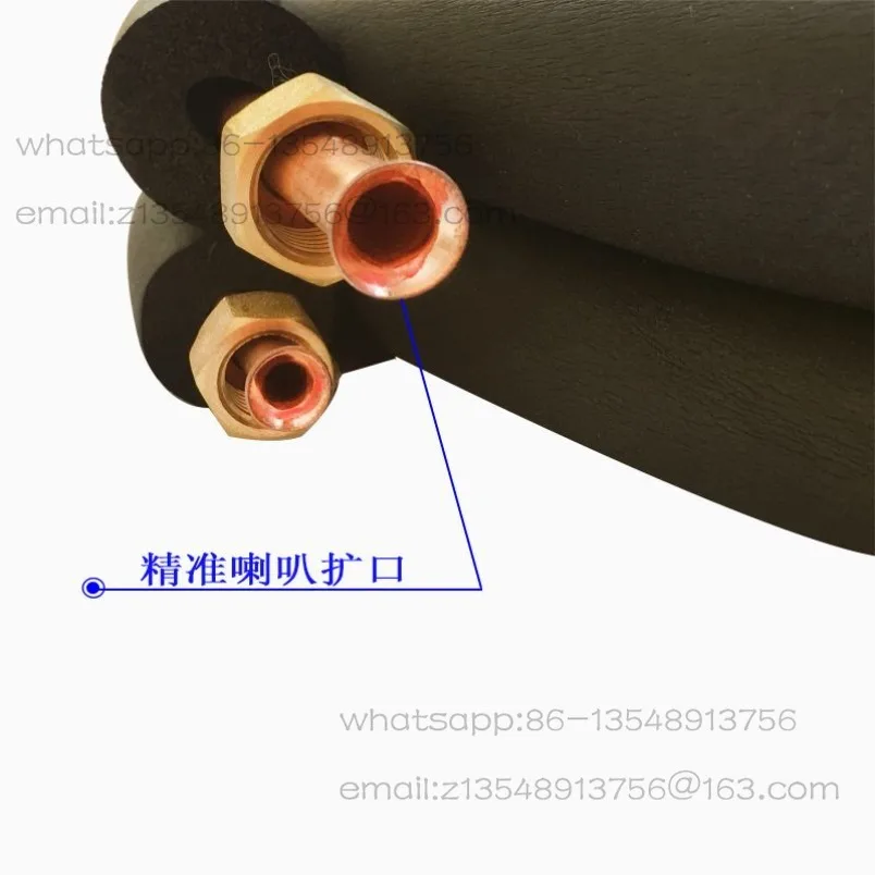 Air conditioning copper pipe, connecting pipe 1/1.5/2/3/5 inverter accessories spot quick delivery