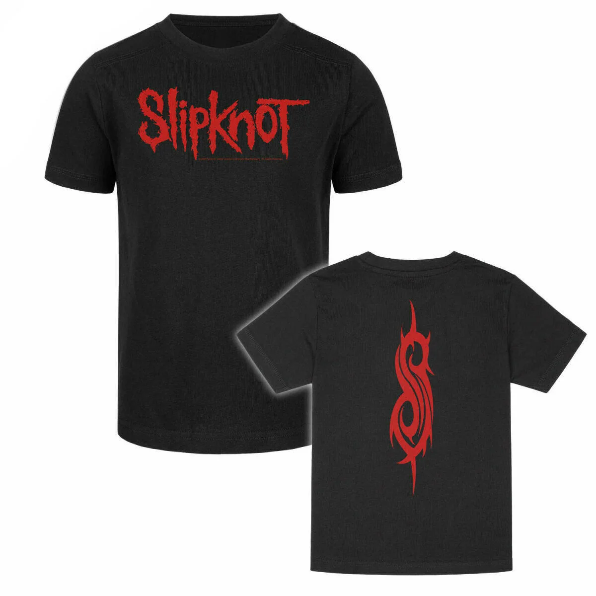 Slipknot Logo Pattern Printed T-Shirt Unisex 100% Cotton Tee, Nu Metal Band Street Casual Retro Style Top