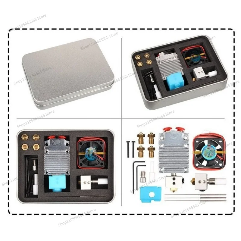 For 3D Printer 2IN1-V2 Dual Color Nozzle Accessories, Two in One Out Color Changing Extrusion Head