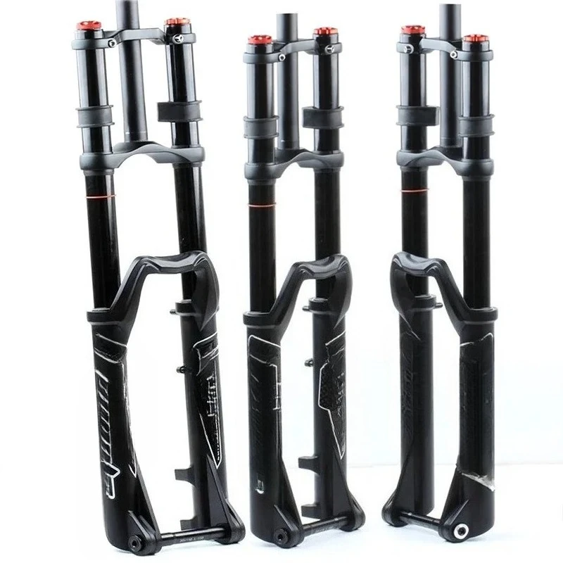 

Bike Suspension Fork 26/27.5/29" Mountain Bike DH Air Double Crown Suspension Forks 170mm Travel Mountain Bike Fork