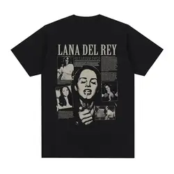 T-Shirt z Lana Del Rey nadrukiem męska damska modna hiphopowy sweter Harajuku z krótkim rękawem Plus rozmiar T Shirt Unisex