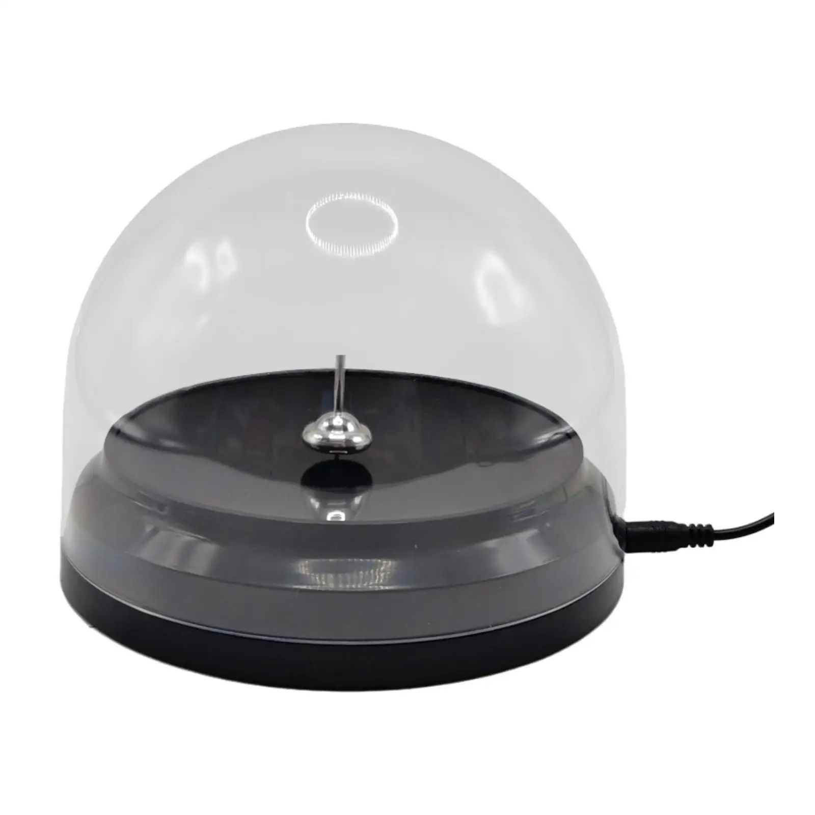 

Motion Gyroscope Toy Portable Birthday Gift Rotating Gyro Decor with Clear Cover for Party Living Room Cabinet Bedroom Office