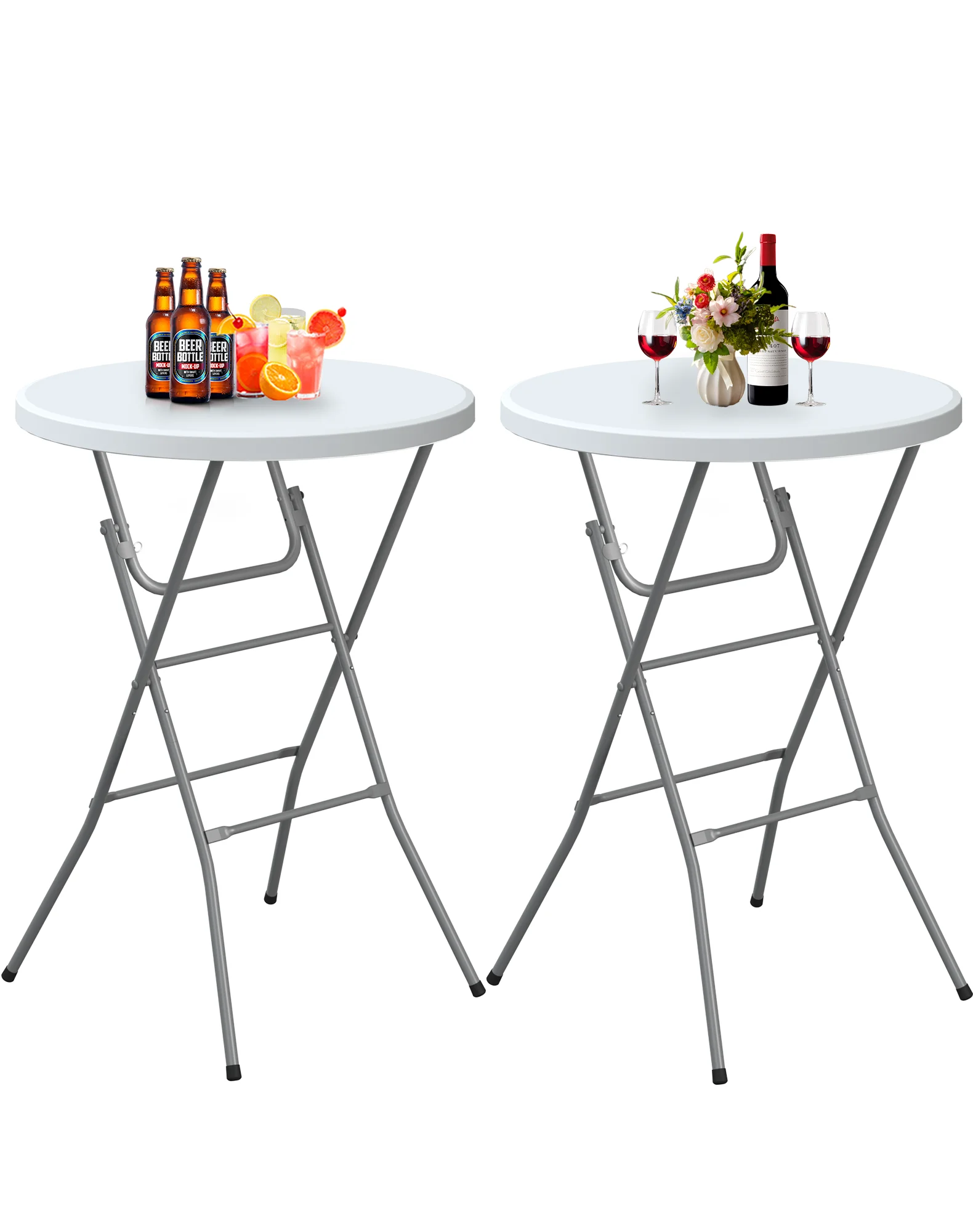 Outdoor Furniture Legs - طاولة قابلة للطي مستديرة مقاس 32