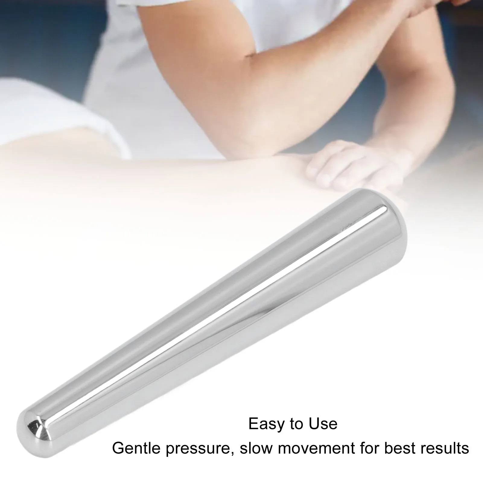 Gua Sha Scraping Massage Wand 304 Stainless Steel Portable Acupressure Massage Stick Polished Myofascial Release for Foot Palm