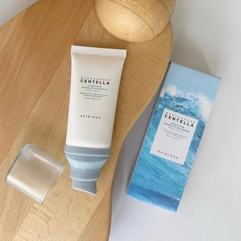 SPF50+ Facial Sunscreen with Hyaluronic Acid Centella for Sensitive Dehydrated Skin Moisturizing Cream