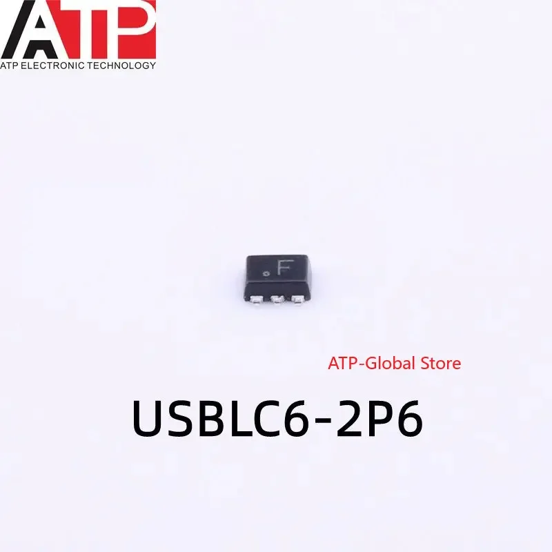 10PCS USBLC6-2P6 ESD F SOT-666 USBLC6 Original inventory of integrated chip ICs
