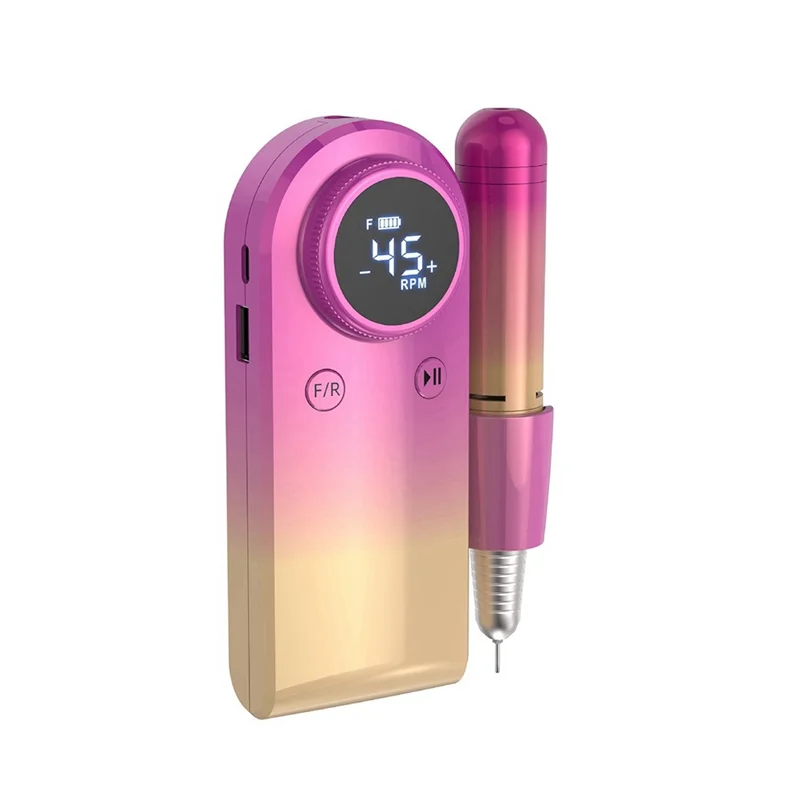 

Ultra-Durable Electric Nail Drill for Acrylic Gel Nails Manicure Pedicure Polishing Shape Tools for Home Salon Use A