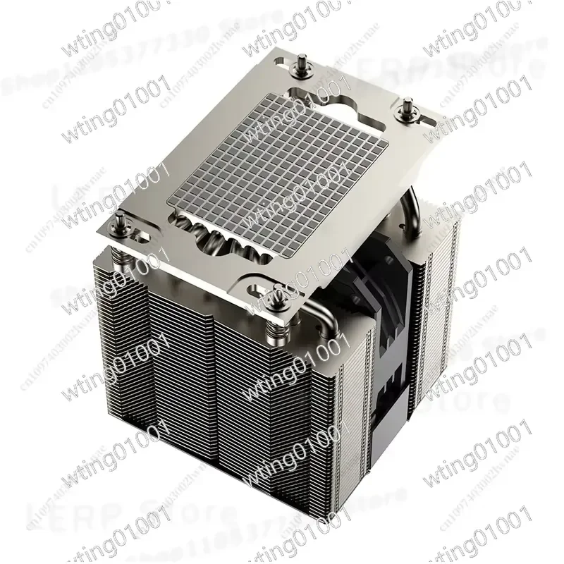 for 4U Server CPU Cooler with Fan 6 Heatpipes Copper Base Aluminum Fin Radiator High Performance Thermal Solution 1 Piece