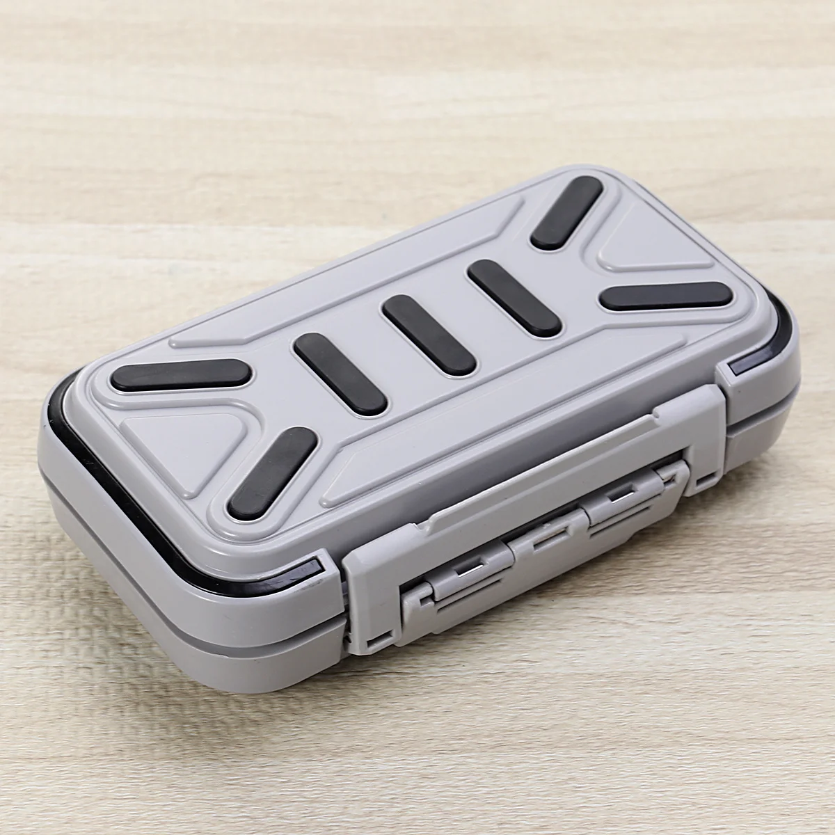 

Waterproof Hook High-Strength Abs Impact Resistant Grey Compression Accessories Box Silicone Protection For Small Fishing Tools