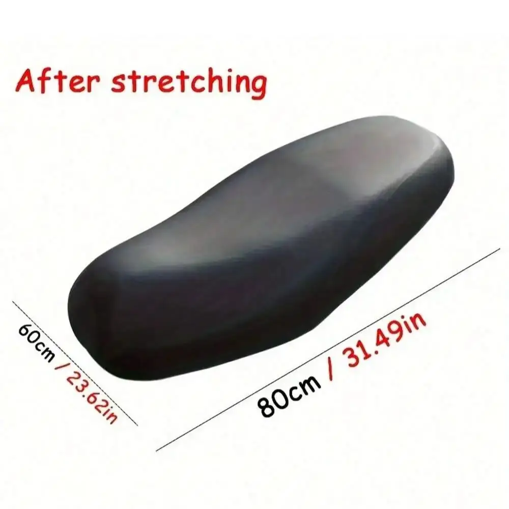 AliExpress NONE Waterproof Motorcycle Seat Cover, Elastic Leather Scooter Seat Protector, Universal Motorbike Cushion Cover for Electric Bike