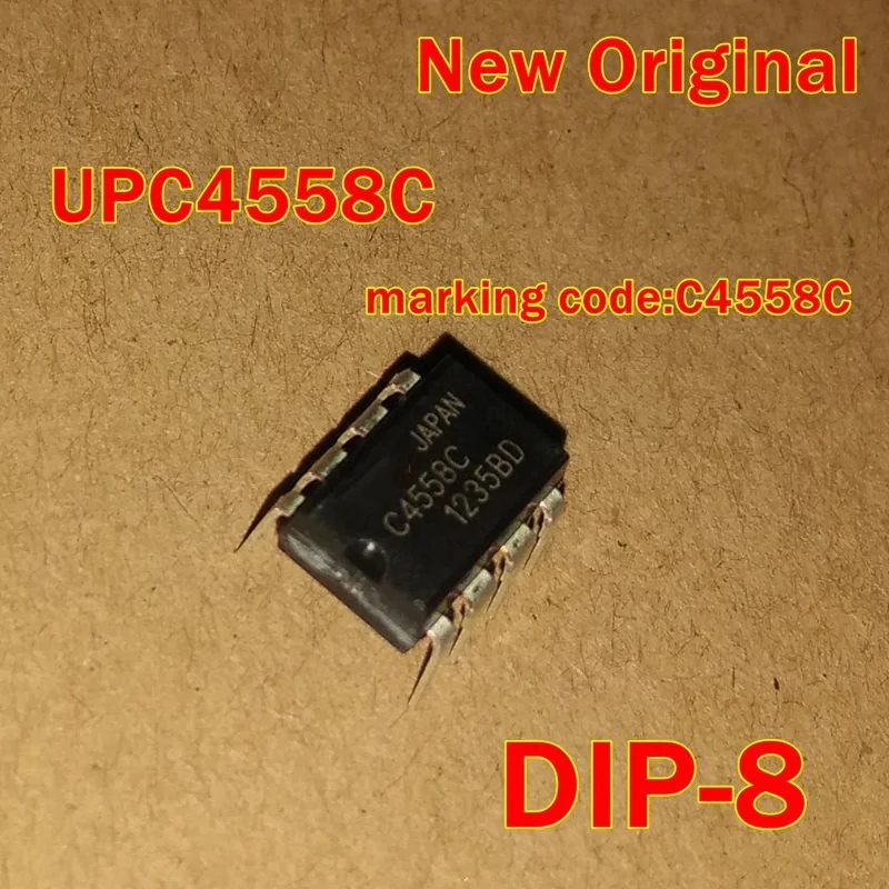 1Pcs to 100Pcs Upc4558C Dip-8 New Original Marking Code:C4558C High Performance Dual Operational Amplifier