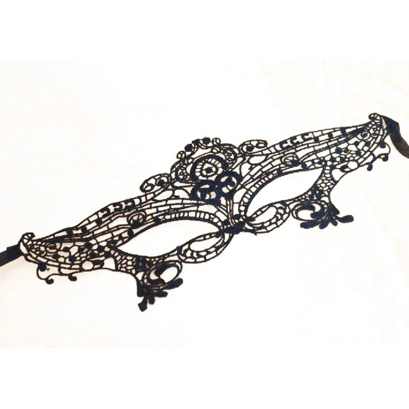 Oreilles de chat sexy en dentelle noire (pain en forme d'oreille de chat cuit à la vapeur) cerceau de cheveux masque pour les yeux écran facial accessoires de coiffure d'Halloween