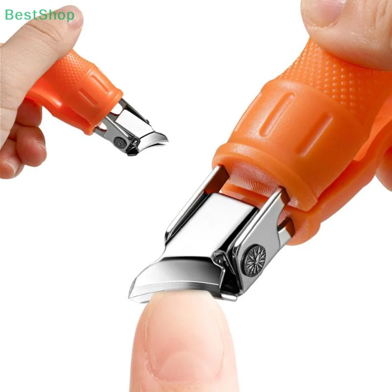 ★ ★ ★ Cortauñas gruesas y curvadas de gran apertura, cortaúñas antisalpicaduras, alicates diagonales, tijeras para uñas