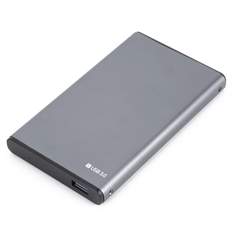 5 Гбит/с Корпус HDD Case 2.5in USB3.0 Внешний Жесткий Диск Диск Случай SATA К USB Портативный Алюминиевый Сплав Устройство Хранения, С Сумкой