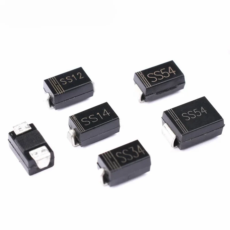 100 قطعة SMA 1N5819 Do-214Ac SS14 SS12 SS16 SS24 SS34 SS36 SS56 SS110 SS210 SS310 M1 M4 M7 SS54 SS26 RS1M US1M ES1J ES1D RS2M ES1M
