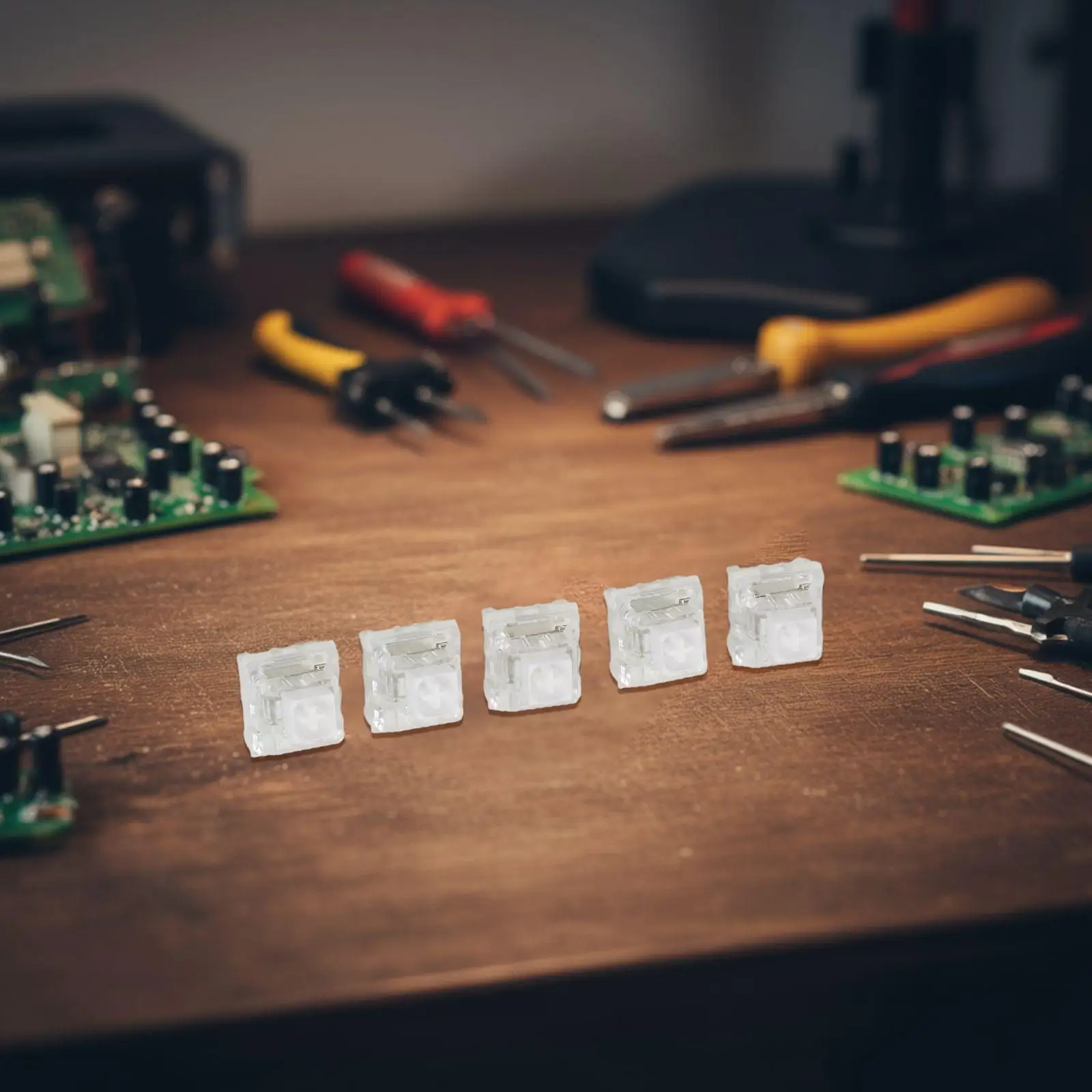 

Механические переключатели клавиатуры, 3-контактные для прочных тактильных кликлеевых переключателей для пользовательских сбор клавиатур и 3D-печати