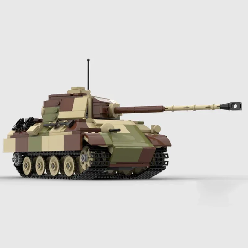 Serie militare Moc Mattoni da costruzione WW2 Panther G Modello di carro armato tedesco Tecnologia Auto blindata modulare Blocchi Regali Giocattoli di montaggio
