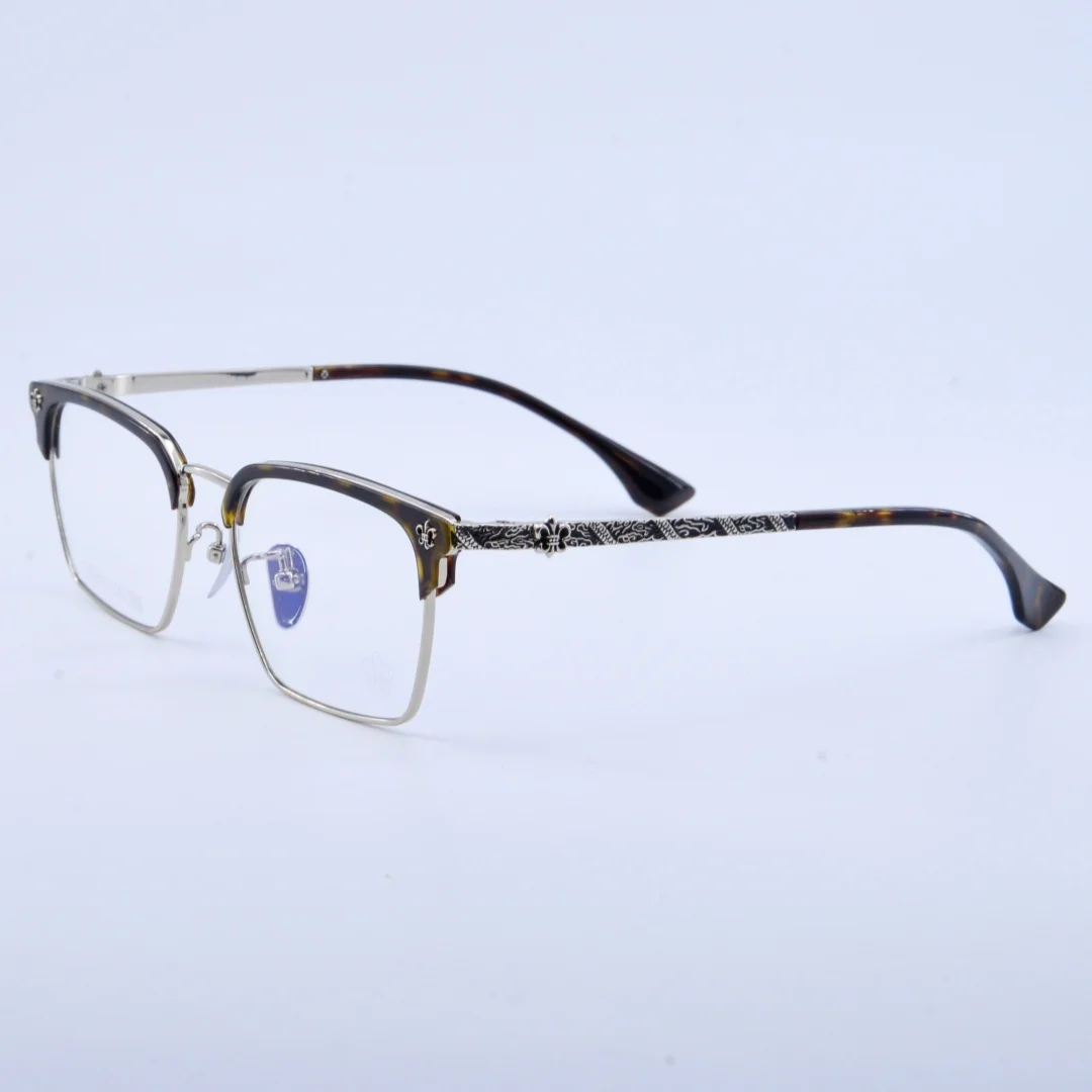 الرجال الكلاسيكية مربع الأعمال نمط قصر النظر القراءة النظارات البصرية النساء موضة سبائك التيتانيوم وصفة طبية إطار نظارات UV400 #5