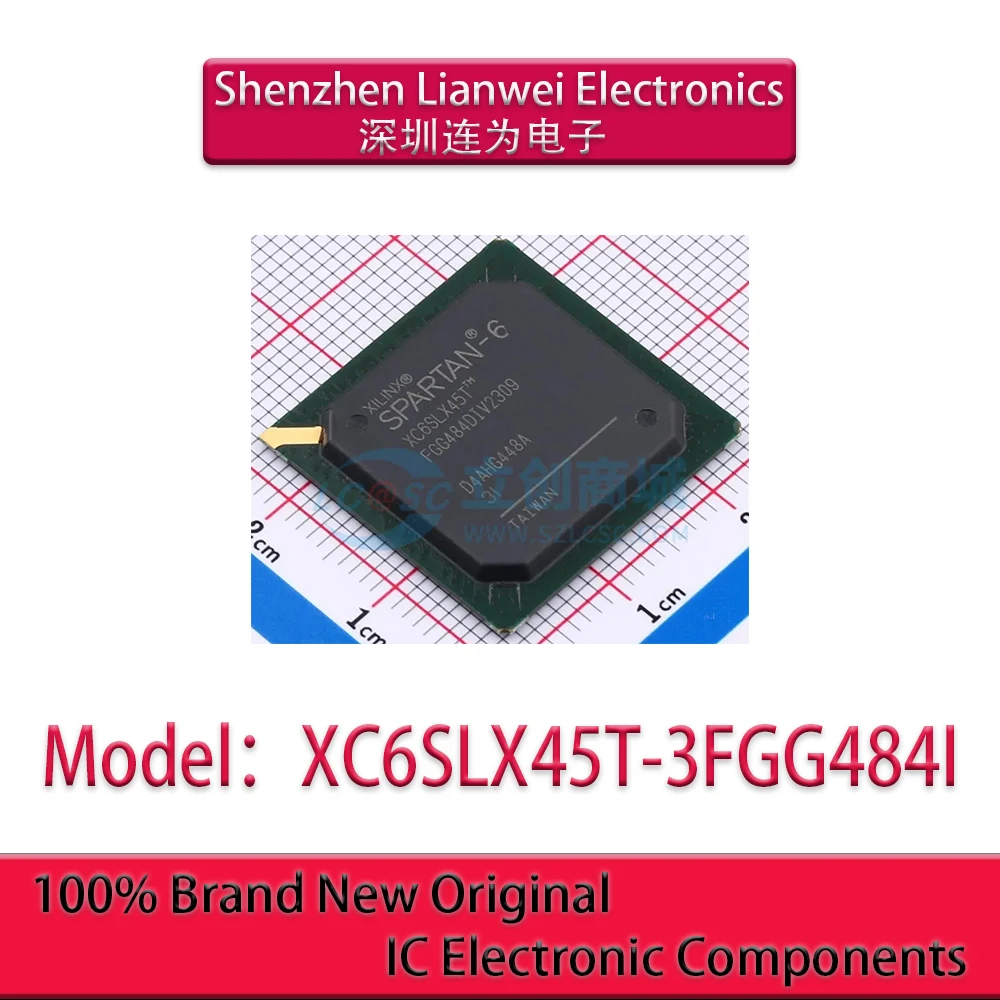 

100% New Original XC6SLX45T-3FGG484I XC6SLX45T IC Chipset FBGA-484