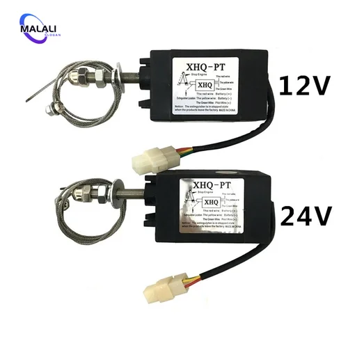 Solenoide de válvula de parada de piezas de motor diésel XHQ-PT 12V XHQ-PT 24V