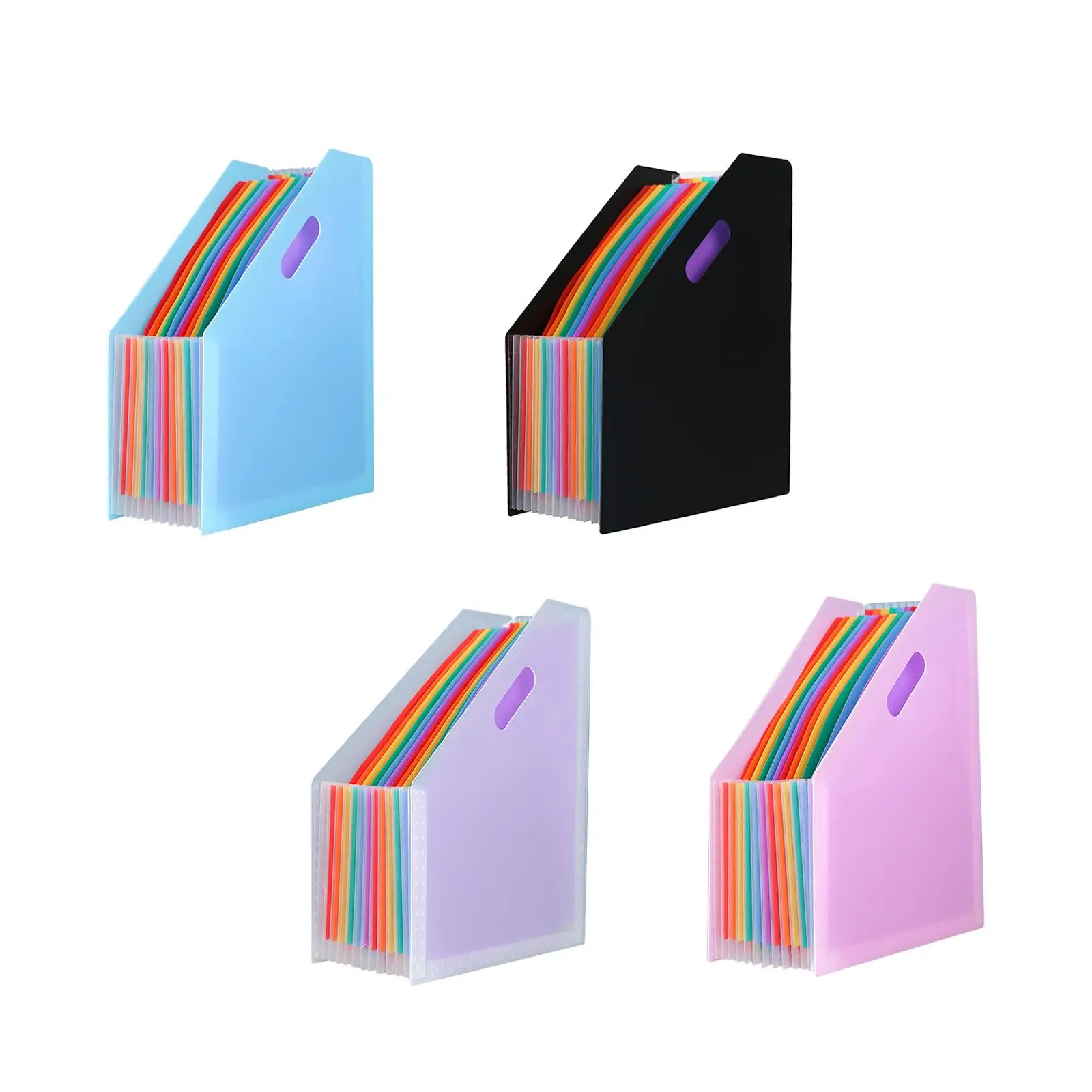 File Organizer Storage File Boxes Portable Student Test Paper Storage Bag Document Bag 13 Layers File Pockets Expanding File