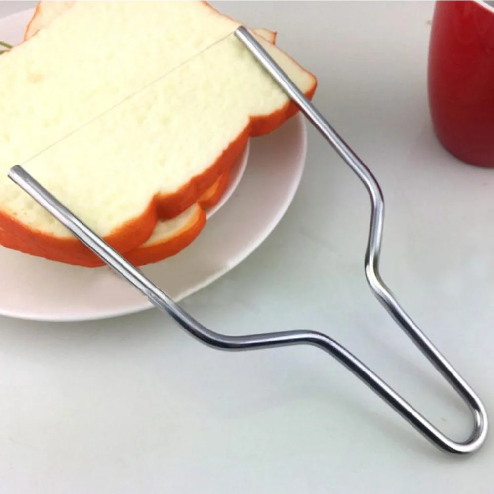 Stainless Steel Cheese Slicer Butter Cheese Cutting Board Wire Cutter DIY Baking Tools Rebanador De Queso De Acero Inoxidable