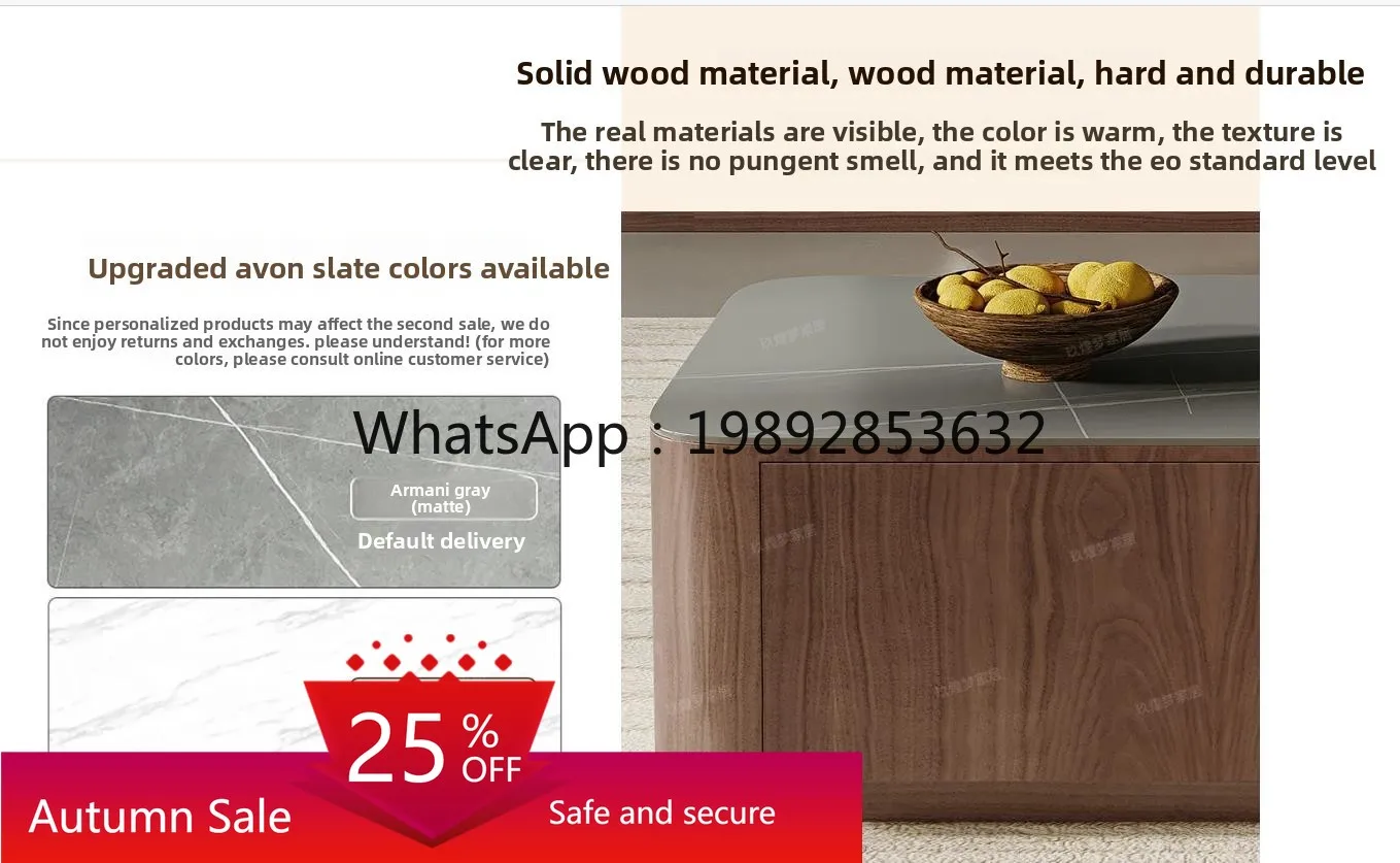 

solid wood coffee table TV cabinet combination simple telescopic TV cabinet side table living room decoration