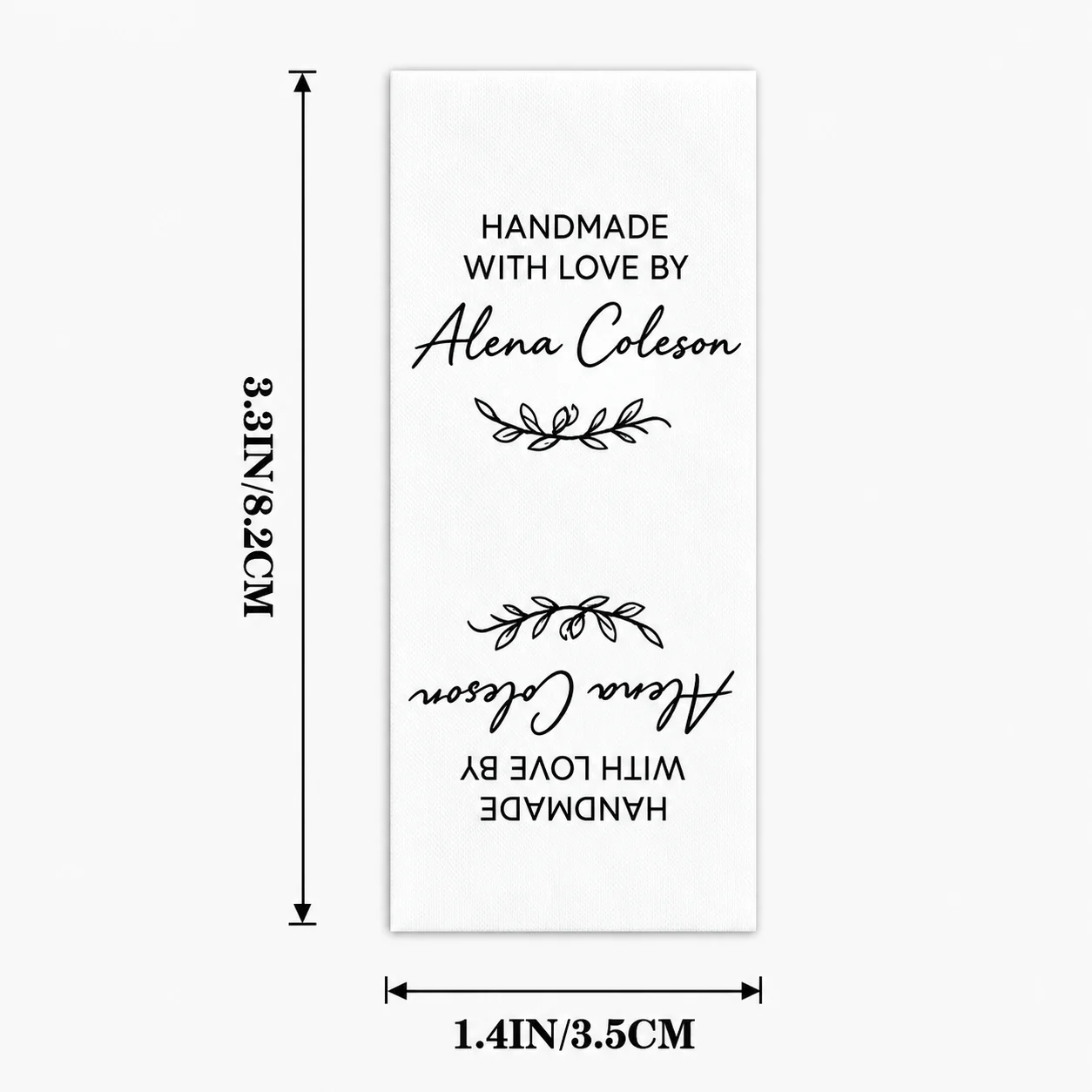 48PCS Custom Clothing Labels Customized Fabric Woven Tags Garment Shoes Bags Label Sewing Washing Labels Printed Tag Label DIY