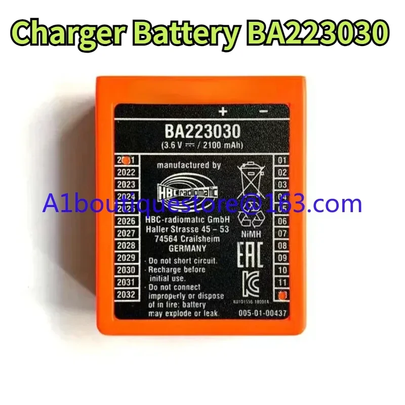 

Driving crane assembly machine double track beam HBC remote control QA108600 charger battery BA223030