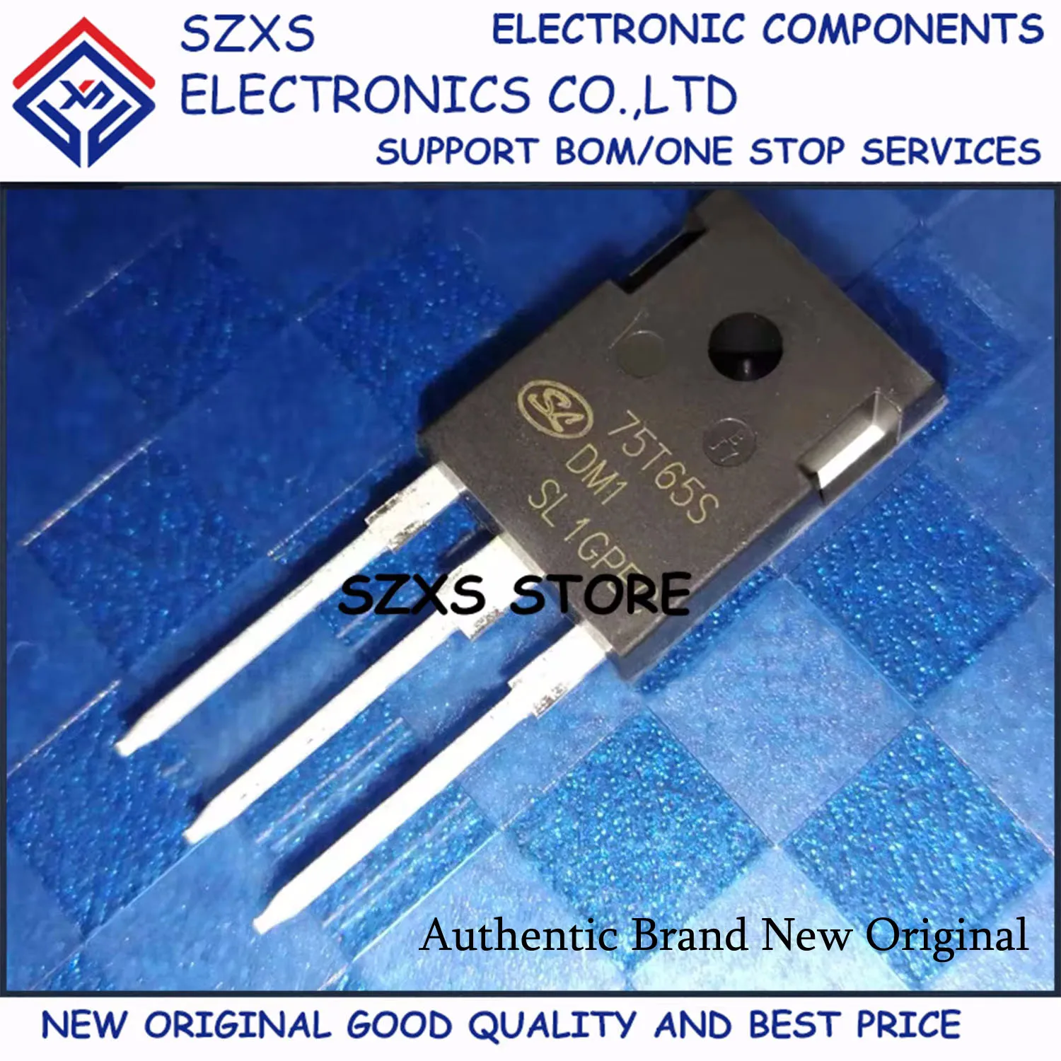 New Original 10Pcs 75T65SDM1 SGT75T65SDM1P7 SGT75T65SDM1 TO-247 650V 75A Powerful IGBT Transistor In Stock Good Quality