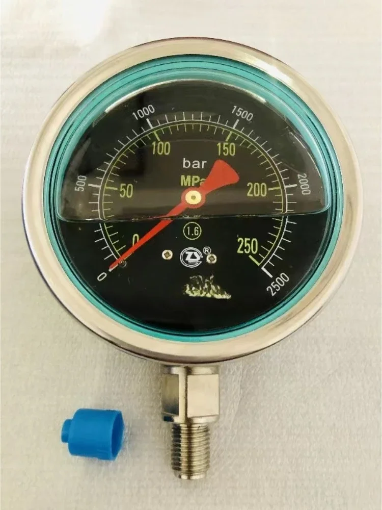 

250Mpa 2500bar High Pressure Gauge M14*1.5 Plunger Pressure Test 35000PSI High Pressure Meter M20*1.5