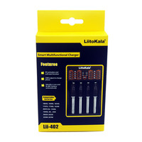 LiitoKala Lii-402 18650 Smart Battery Charger 1.2V 3.7V 3.2V 3.85V for 26650 18500 18350 17500 16340 14500 Battery Part