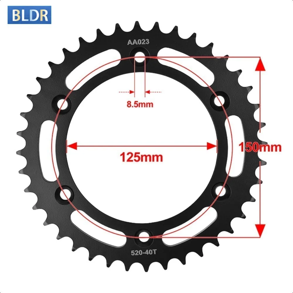 520-17T 520 40T Motorcycle Front Sprocket Gear Wheel for K*TM 690 SM 620 SC Supermoto 625 SMC 660 SMC