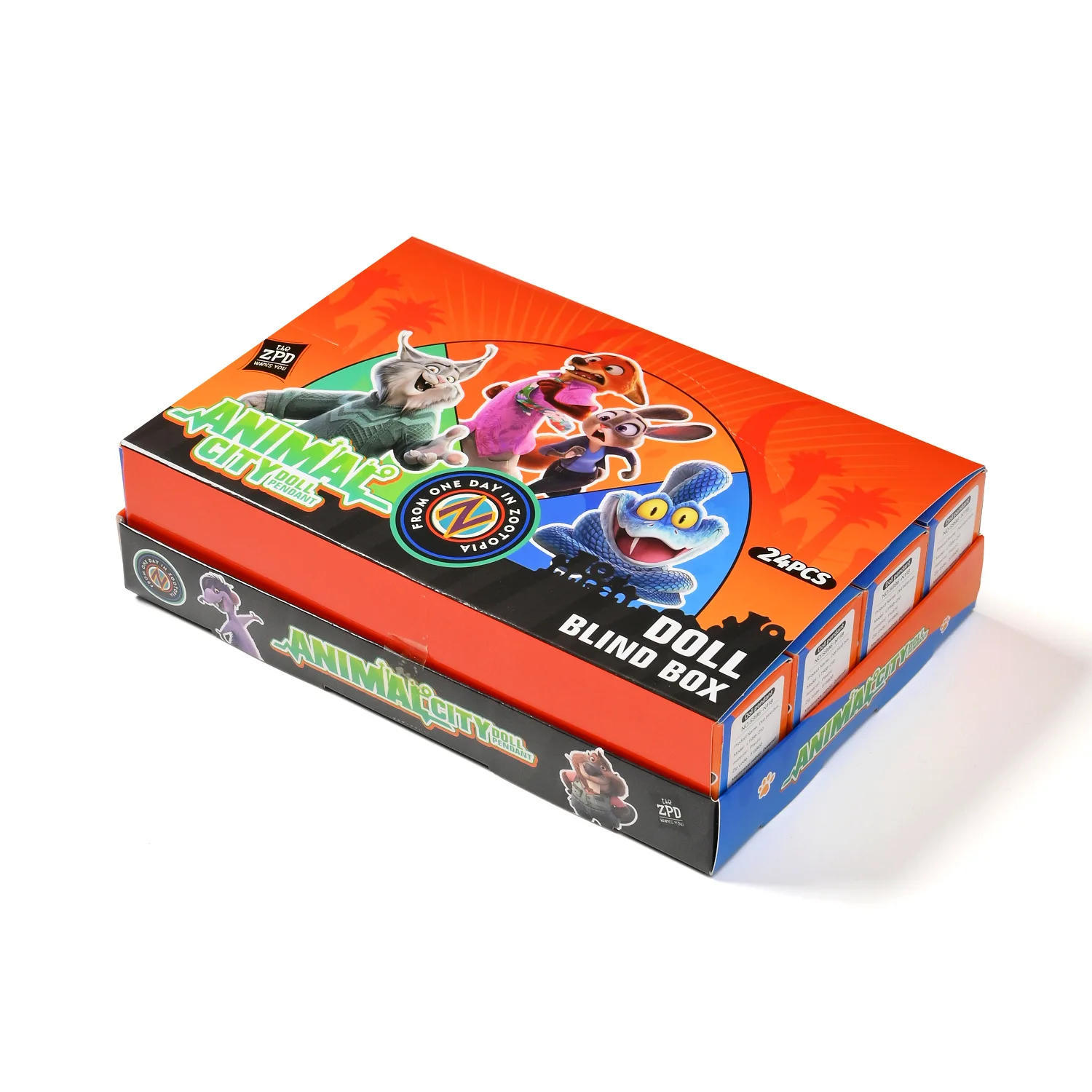 Disney Cartoon Zootopia Blind Box Nick Judy Characters Figure Toys Dolls Fans Children Birthday Christmas Gifts New 24pcs/Set