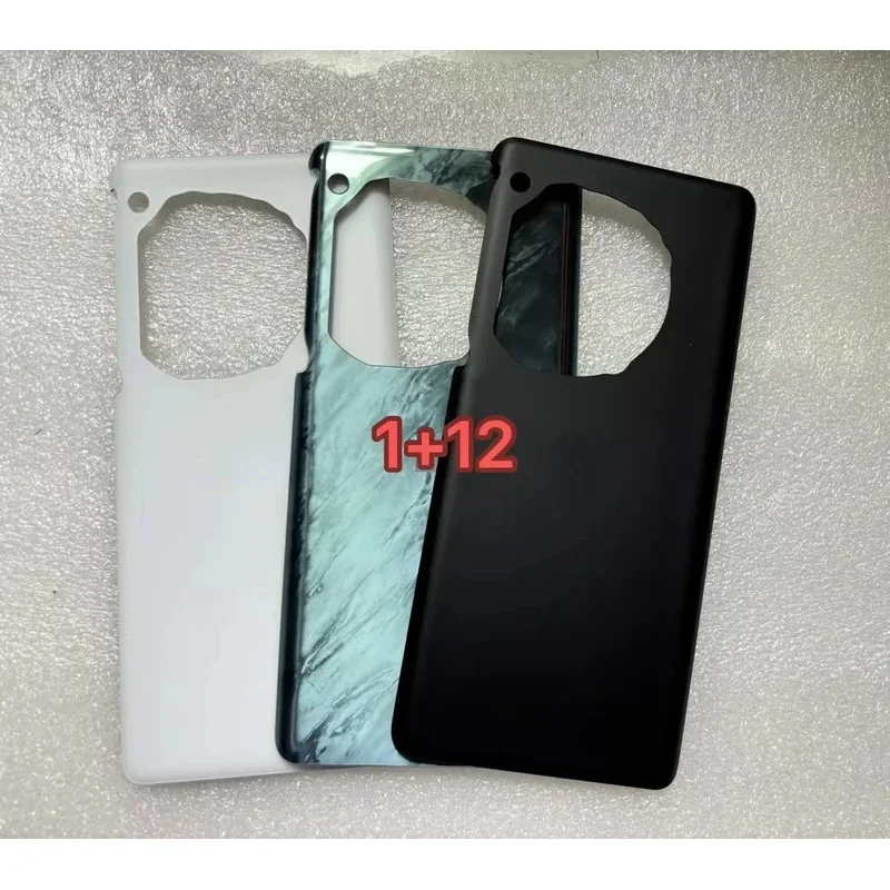 

For OnePlus 12 Back Battery Cover Rear Door Housing Case 3D Glass Panel Replacement Parts