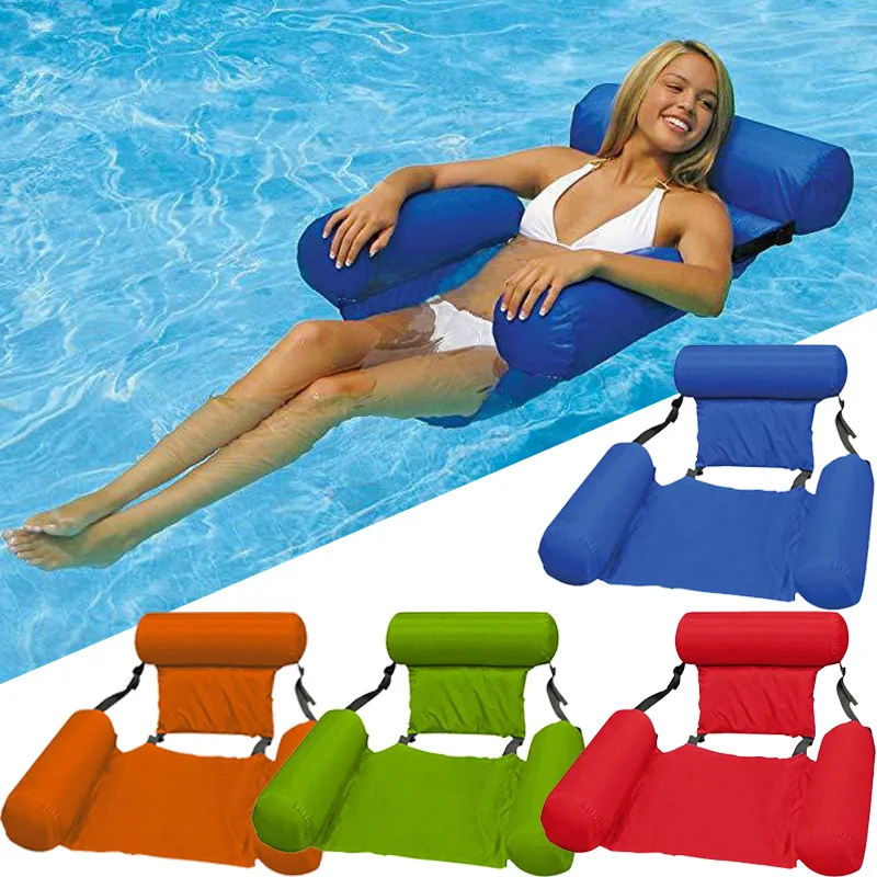 Opblaasbare Matrassen Water Zwemmen Hangmat Lounge Stoelen Zwembad Sport Speelgoed Float Mat Speelgoed Zwembaden Voor Volwassenen Drijvende Bed