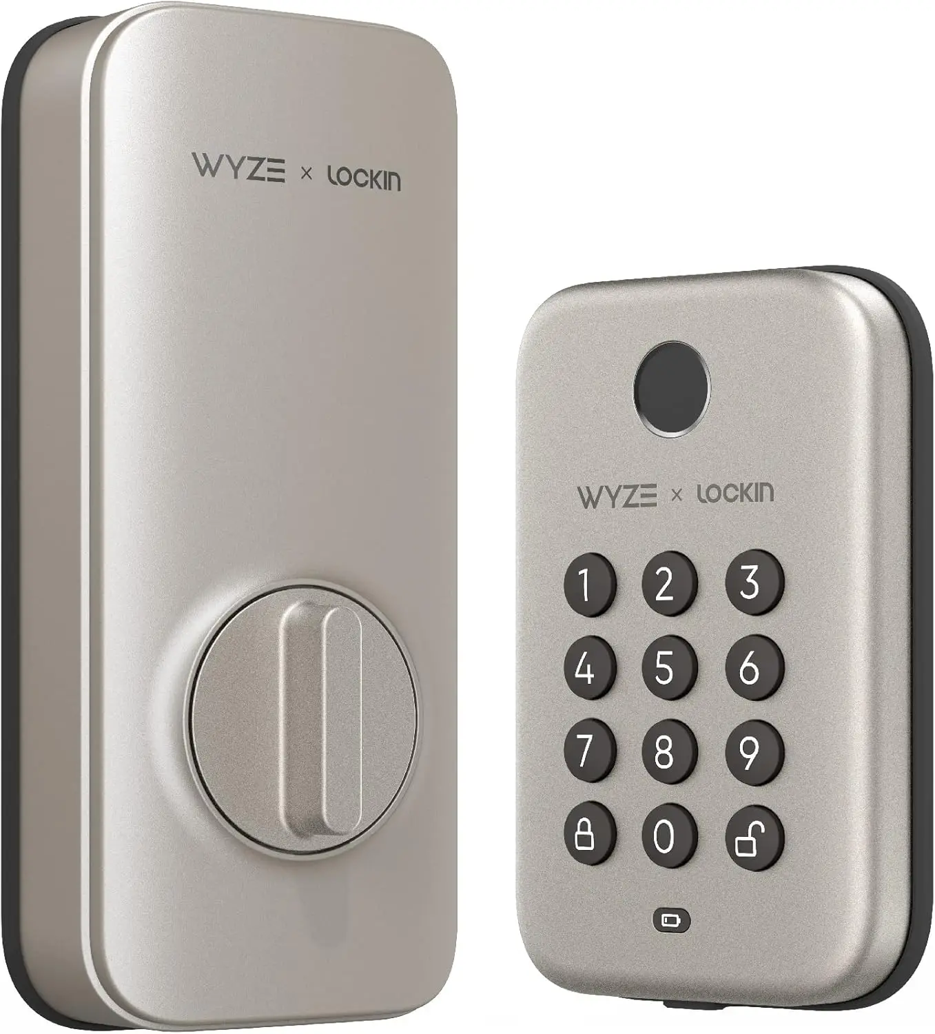 

Smart Bluetooth Deadbolt with Fingerprint Keyless Entry, Backlit Keypad, IPX5 Weatherproof, App History & Scheduled Access