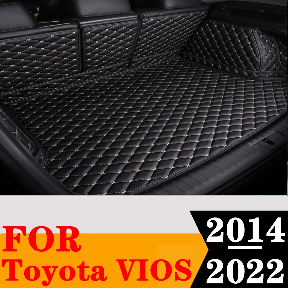 

Custom Full Set Car Trunk Mat For TOYOTA VIOS 2022 2021 2020 2019 2018 2017 2016 2015 2014 Rear Cargo Liner Tail Boot Tray Pad