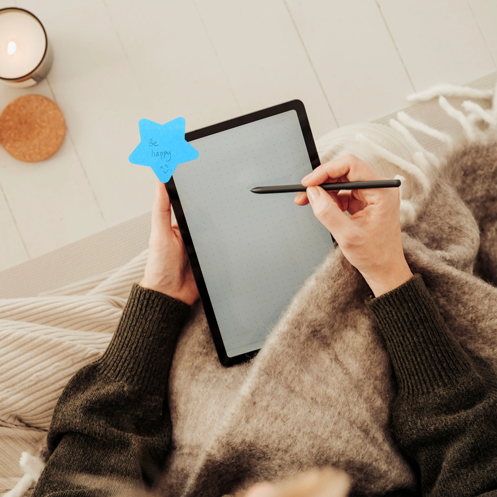 16 قطعة دفاتر لاصقة على شكل نجمة نابضة بالحياة مثالية لتنظيم المهام والرسائل البهجة ودفتر المكتب المنزلي وعلامات التبويب اللاصقة #1