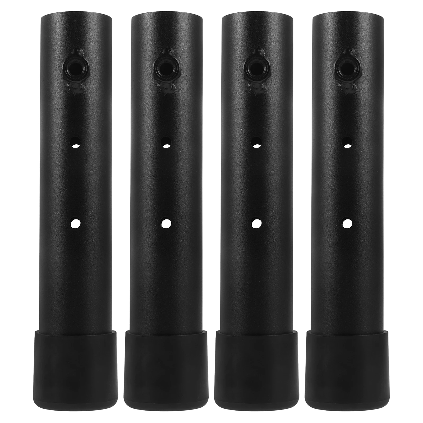 

4pcs Table Leg Extender Adjustable Height Extensions Furniture Legs Desk Risers Chair Feet Steel Rubber Durable Easy Clean