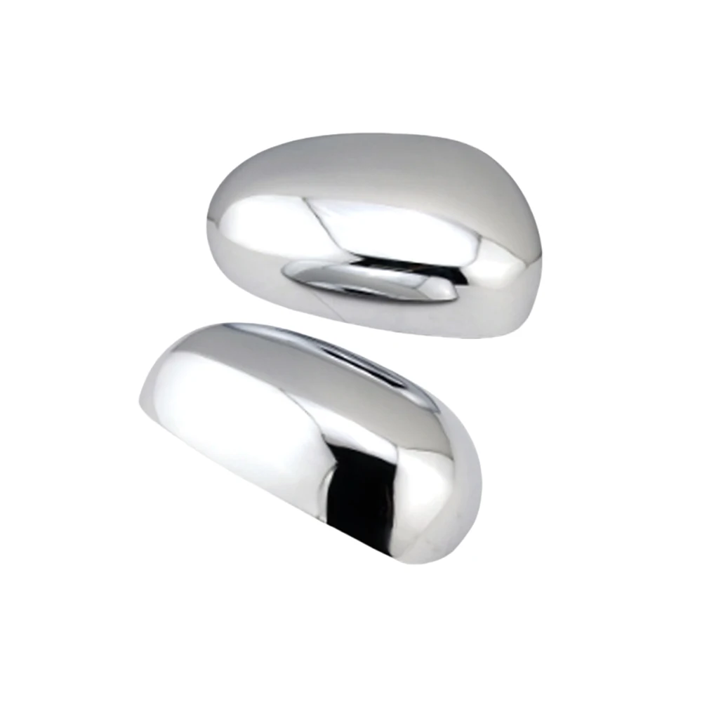 الفضة Abs البلاستيك ل جاكوار XK جاكوار XKR جاكوار XJ جاكوار X350 2003 - 2008 باب السيارة غطاء مرآة السيارة الخارجية تزيين #5