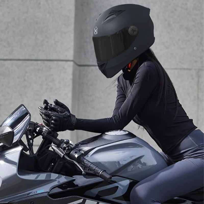 Double Visor Motorbike Sports helmet Full Face Racing Helmets Winter Warm with  Motorcycle Helmet