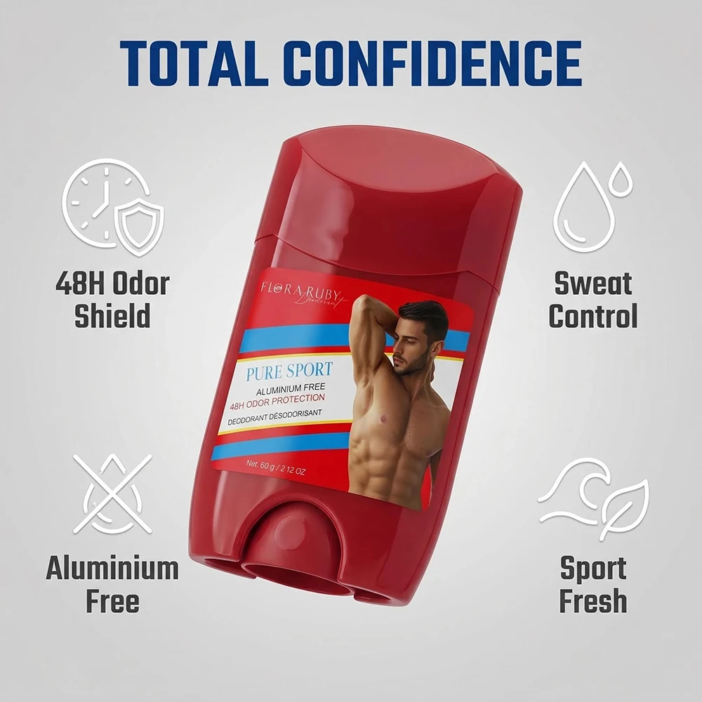 Men Sports Body Deodorant Stick Anti Sweating Keep Drying Lasting Fragrance Remove Armpit Odor Underarm Refresh Sticks Refresh