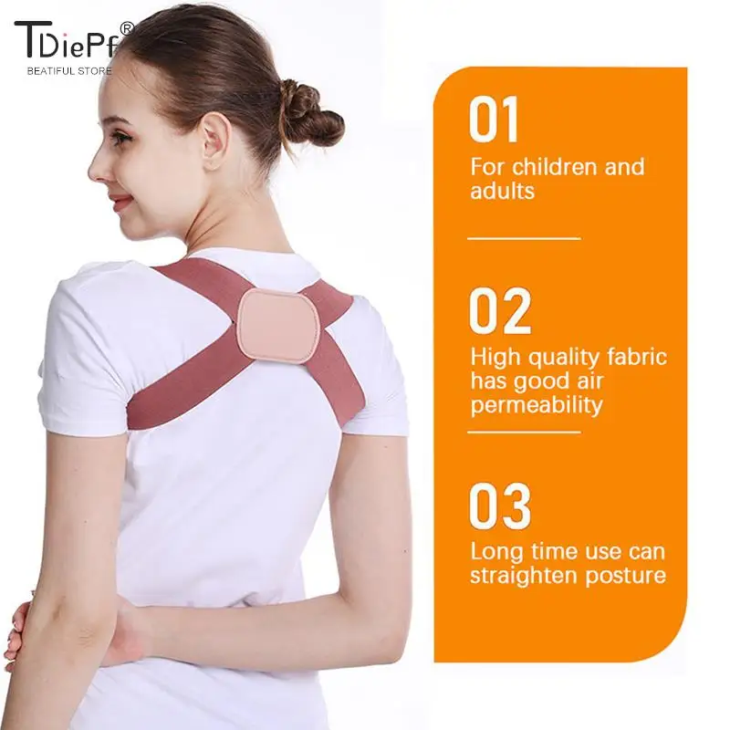 Back Posture Corrector Stealth Back Health Support Posture Corrector Shoulder Orthotics Spine Belt Correction Brace Strap Neck