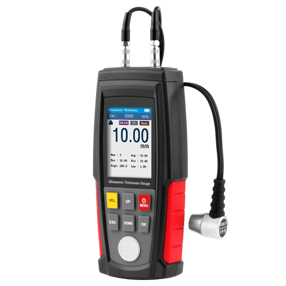 

WT100A Ultrasonic Thickness Gauge Metal Glass Ultrasonic thicknes
