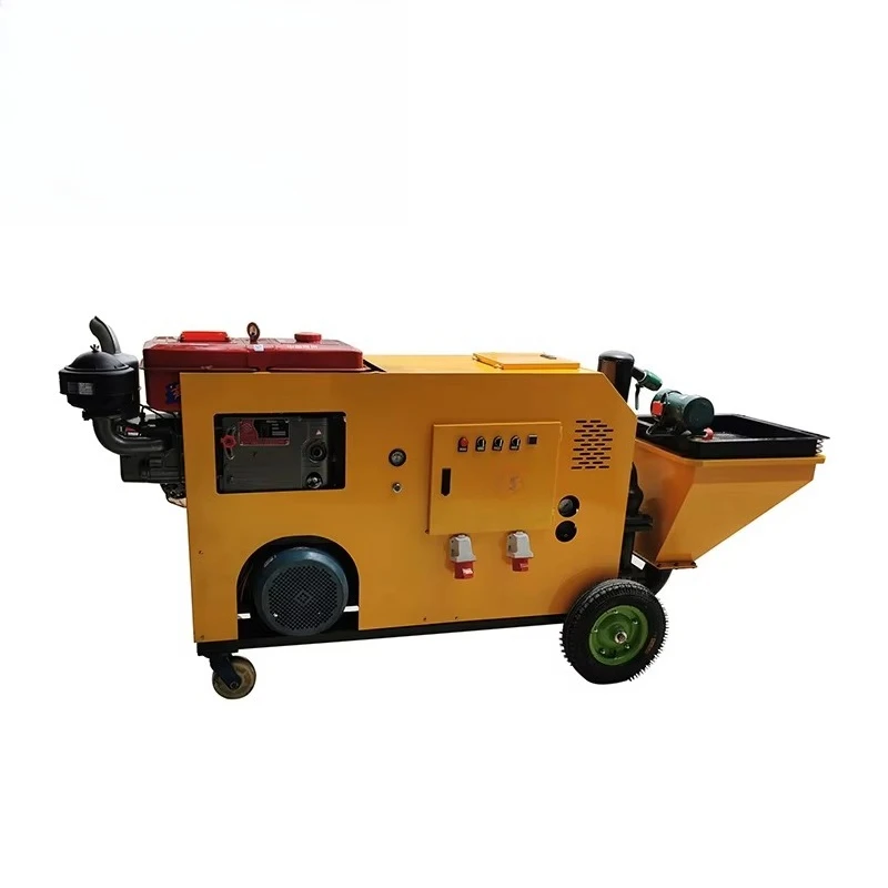 Diesel Plunger Multifunctional Cement Spraying Machine Concrete Mortar Spraying Machine